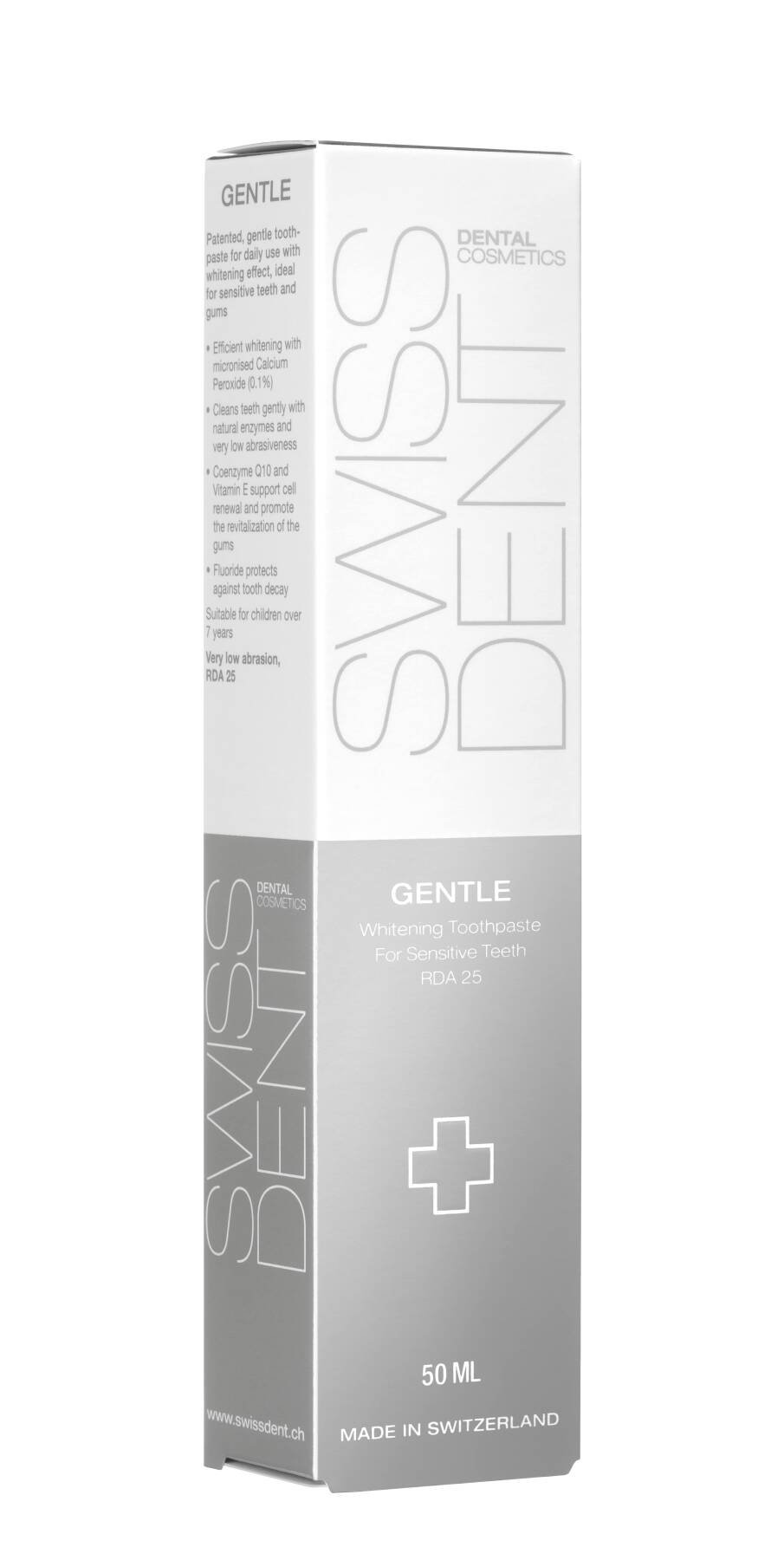 GENTLE 50ml Hassas Dişler İçin Diş Macunu, RDA 25