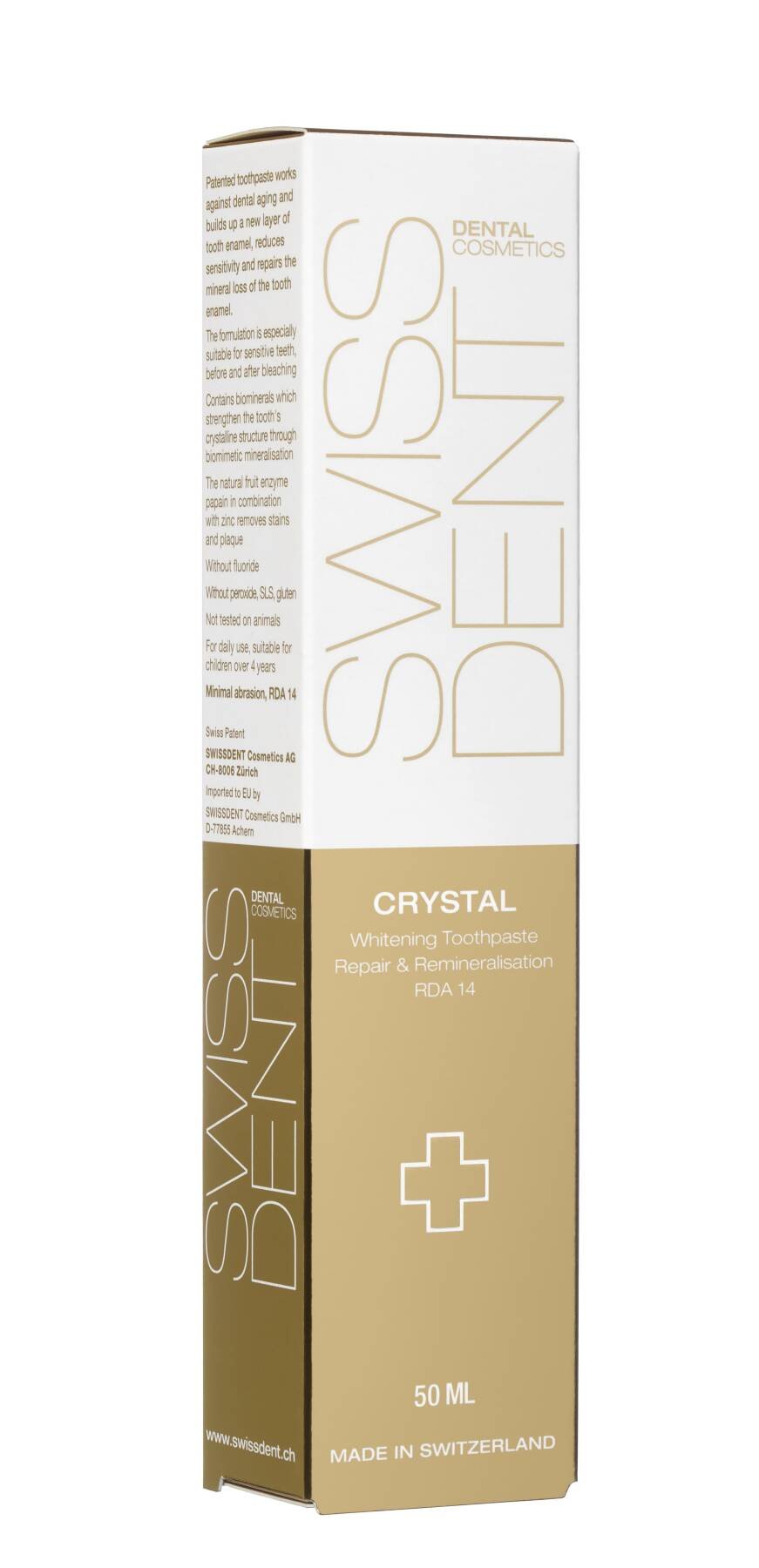CRYSTAL 50ml Yıpranmış Dişler İçin Diş Macunu, RDA 14