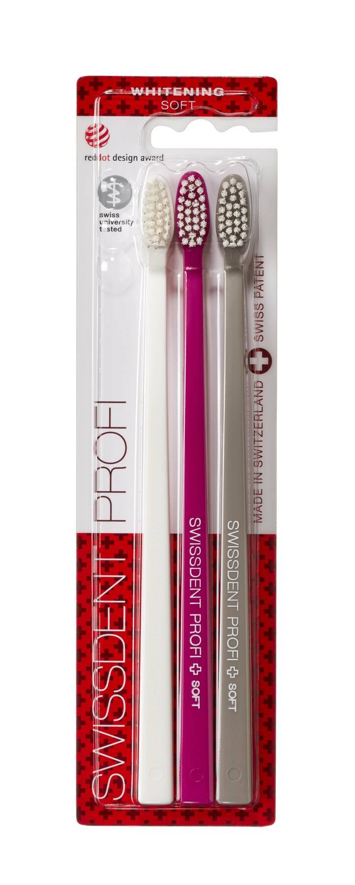 WHİTENİNG ÜÇLÜ Diş Fırçaları «MONTREUX» (YUMUŞAK)