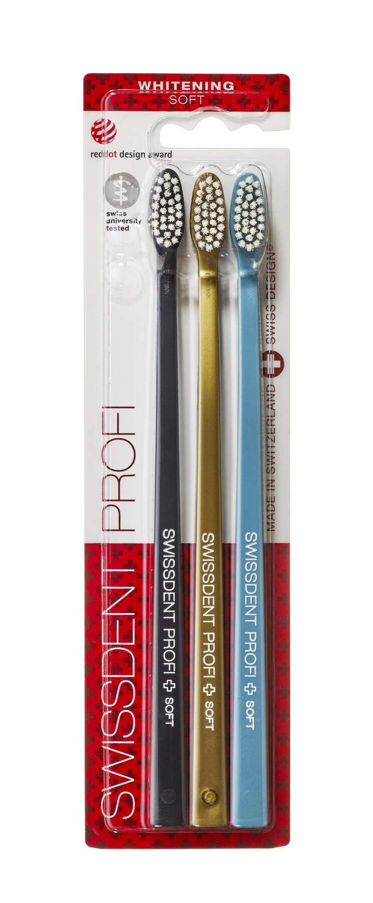 WHİTENİNG ÜÇLÜ Diş Fırçaları «LAUSANNE» (YUMUŞAK)